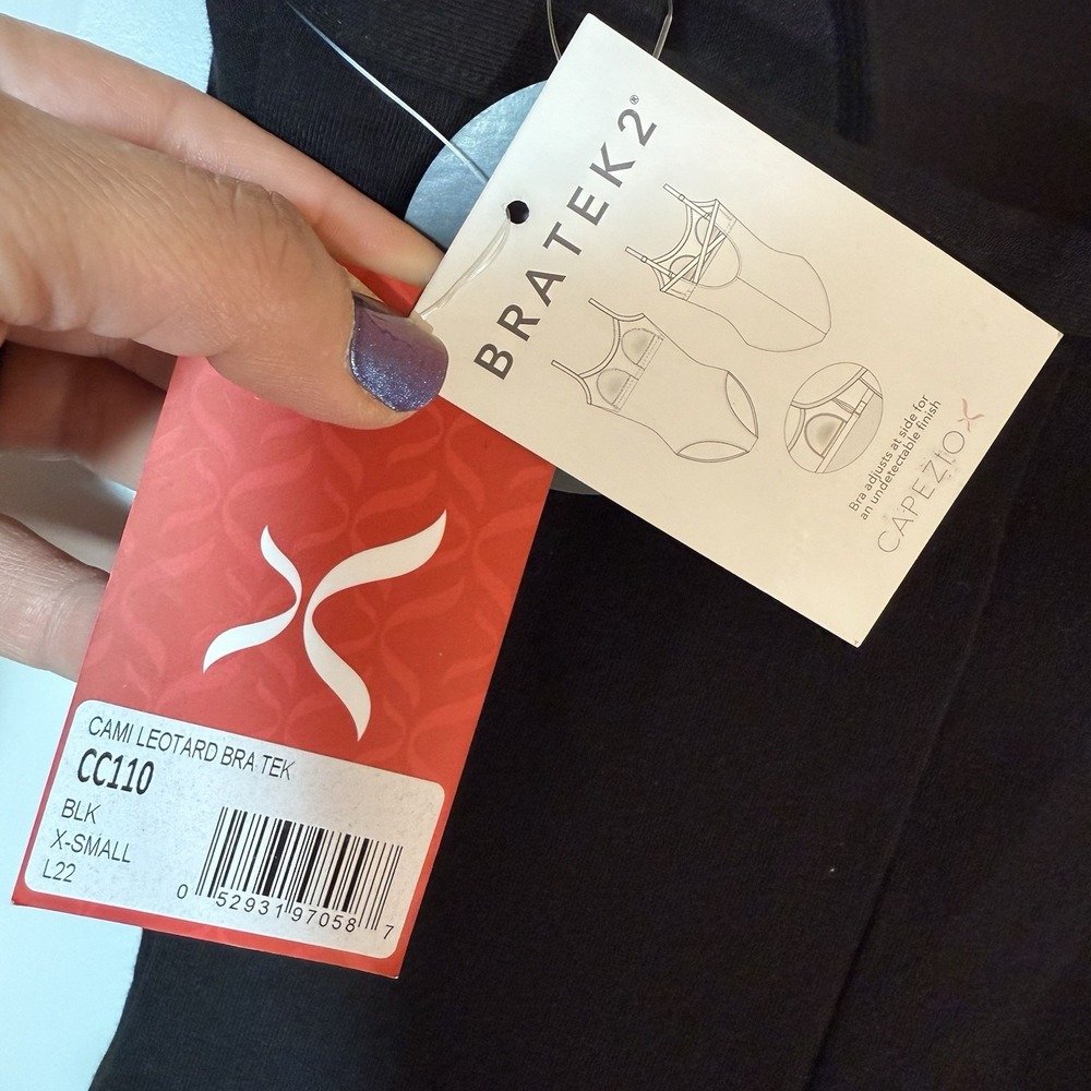 Capezio Women's Camisole Leotard with Bratek Size XS NWT - Picture 6 of 14